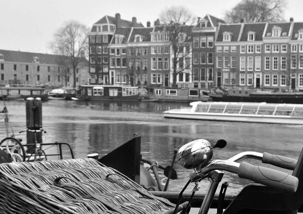 bike by the river