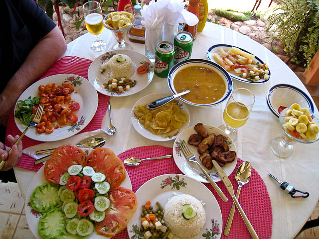 Cuba - Casas food