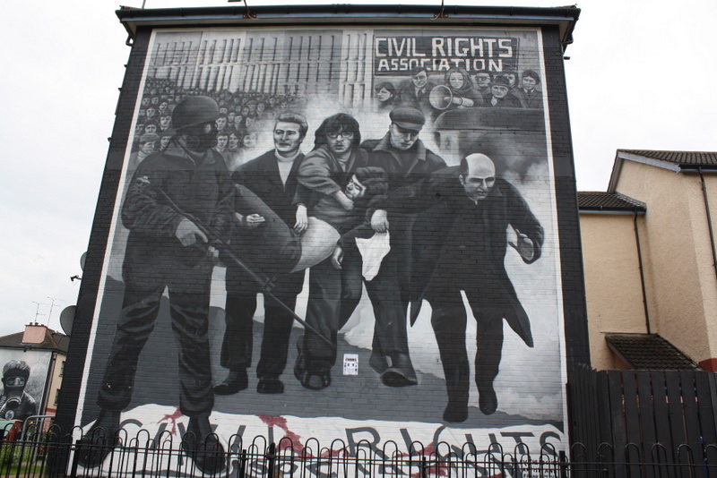 Derry -Bloody Sunday mural