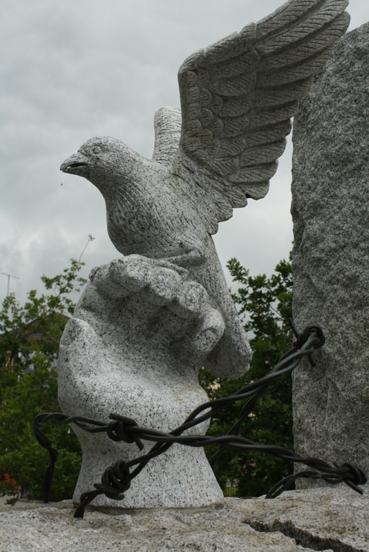 Derry - Detail from the Hunger Strike Monument