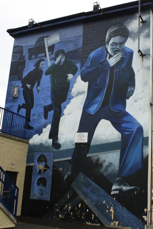 Derry -The Runner mural