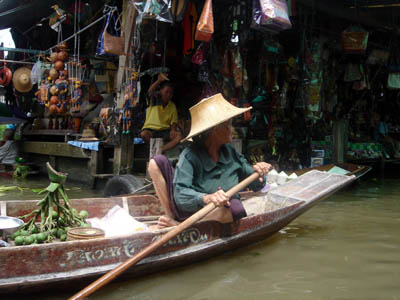 floating market στην Bangkok