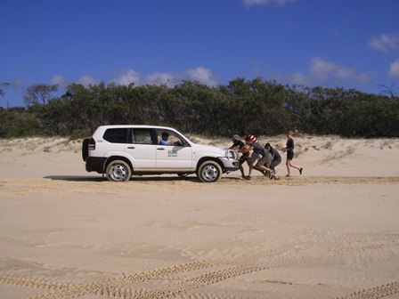 Fraser Island, κολλημένοι στην άμμο