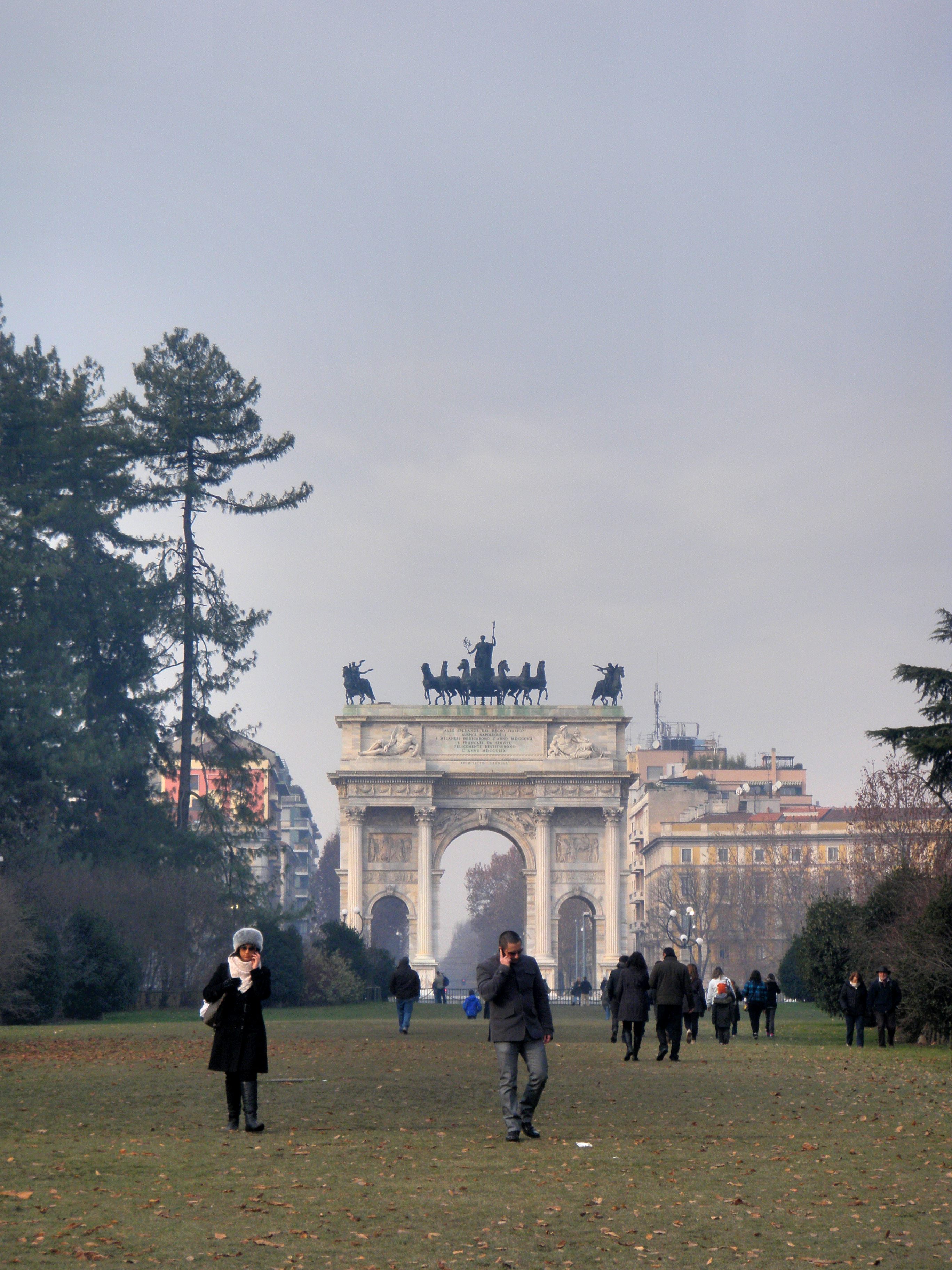 L' arco della pace, Parco Sempione