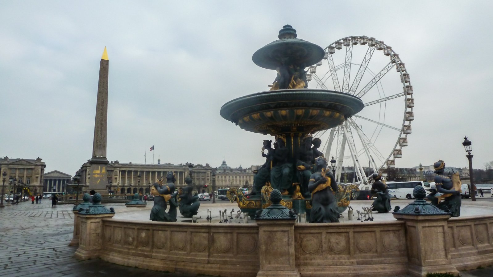 La fontaine des Fleuves, Place de la Concorde