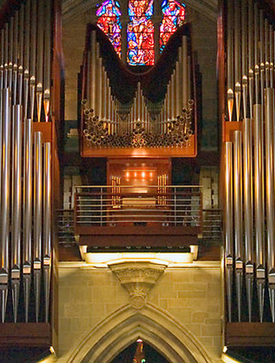 Lausanne's Cathedral inside