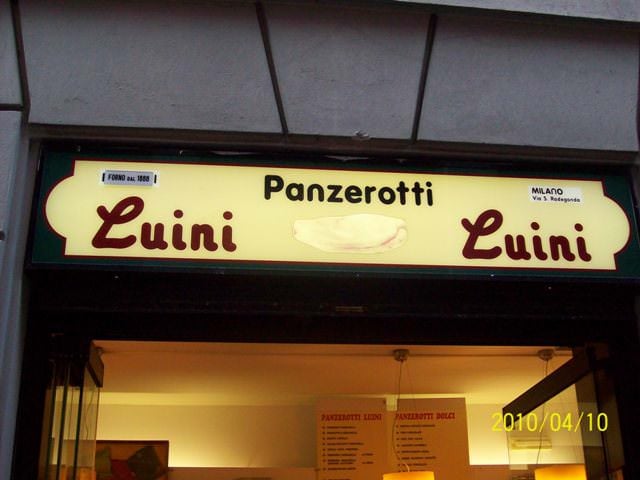 Panzerotti στου Luini...