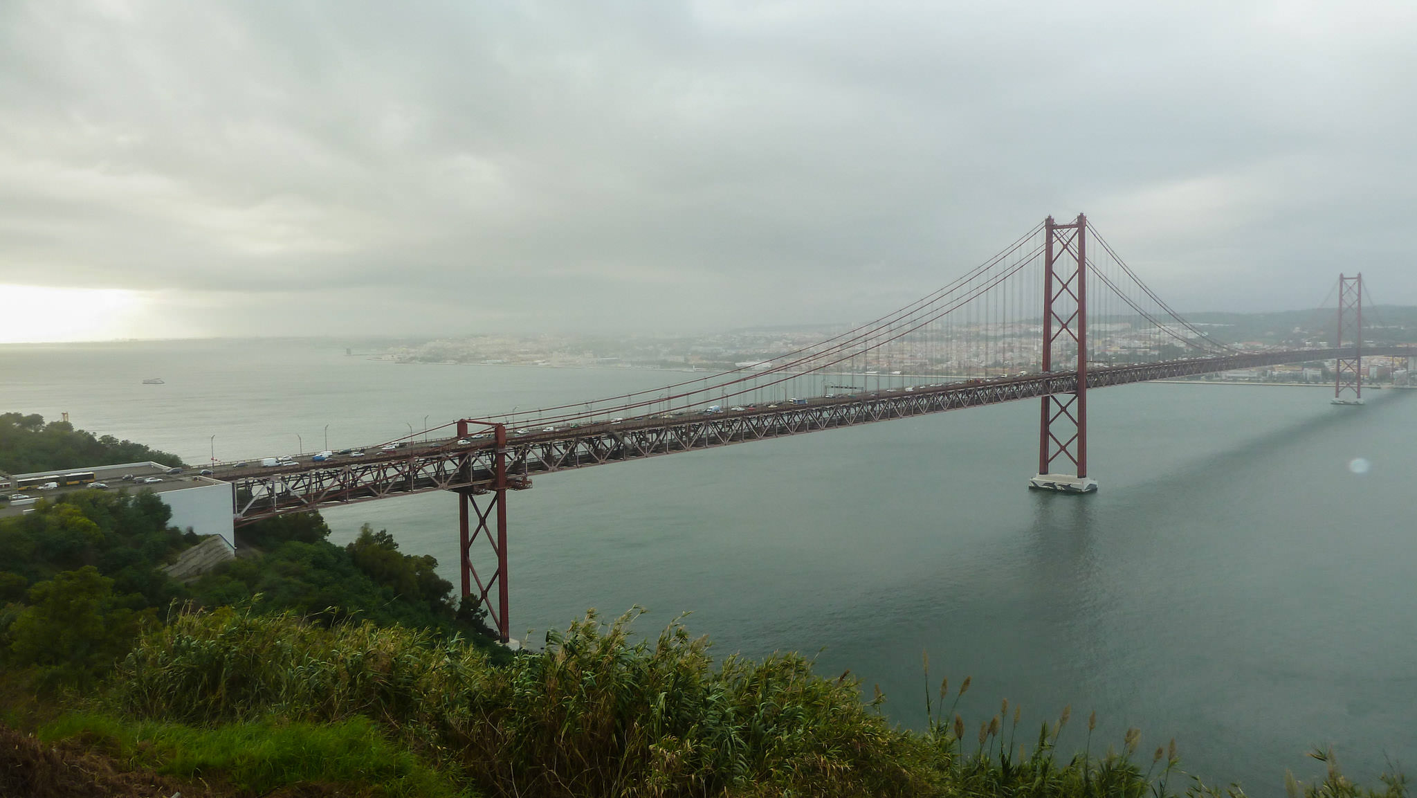 Ponte 25 de Abril from Santuário Nacional de Cristo Rei