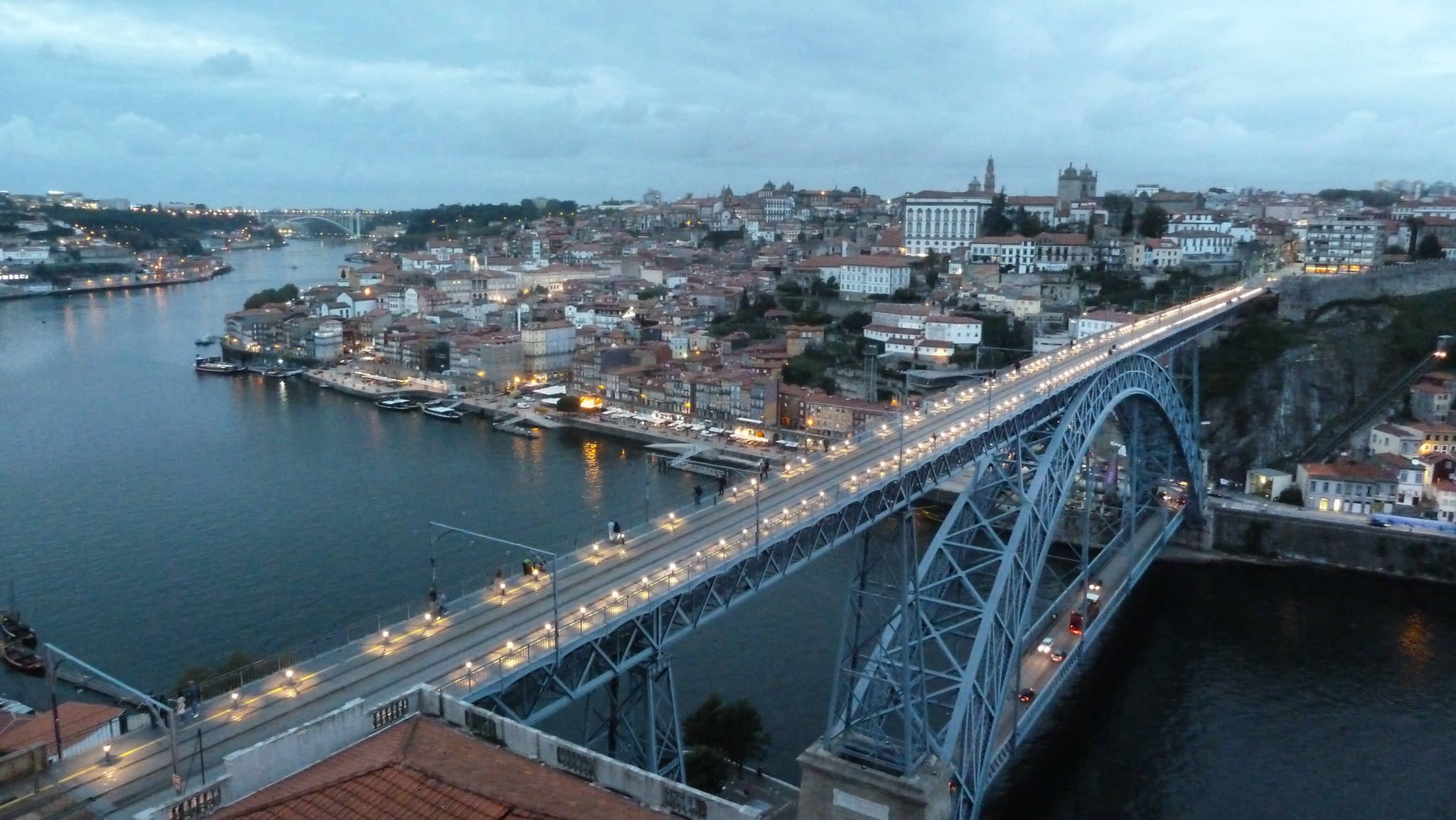 Porto & Ponte D.Luis I from Mosteiro da Serra do Pilar