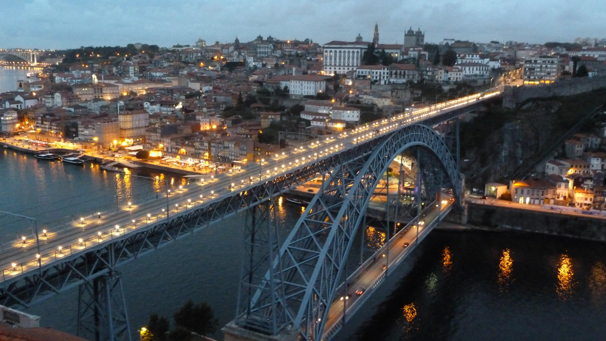 Porto & Ponte D.Luis I from Mosteiro da Serra do Pilar