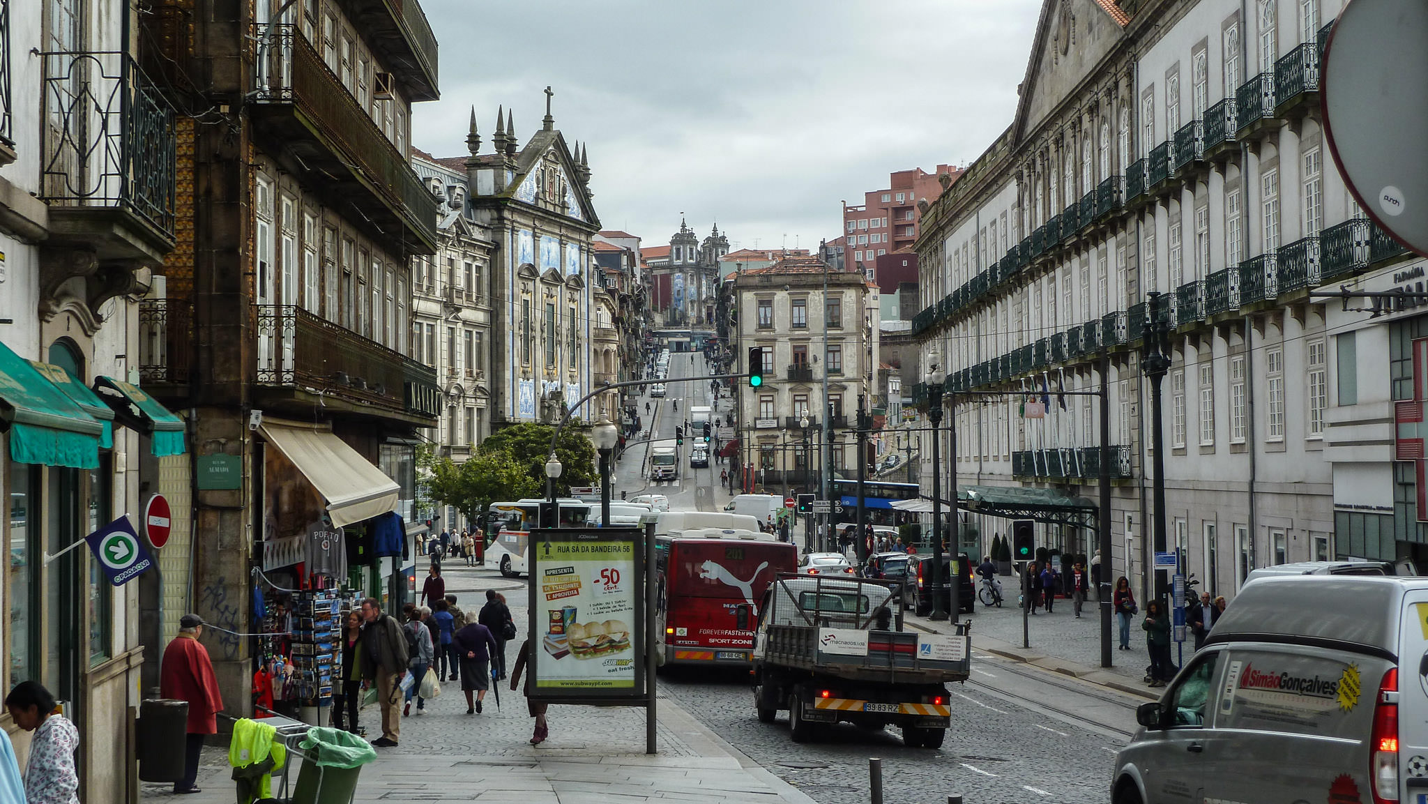 Rúa dos Clérigos - Porto