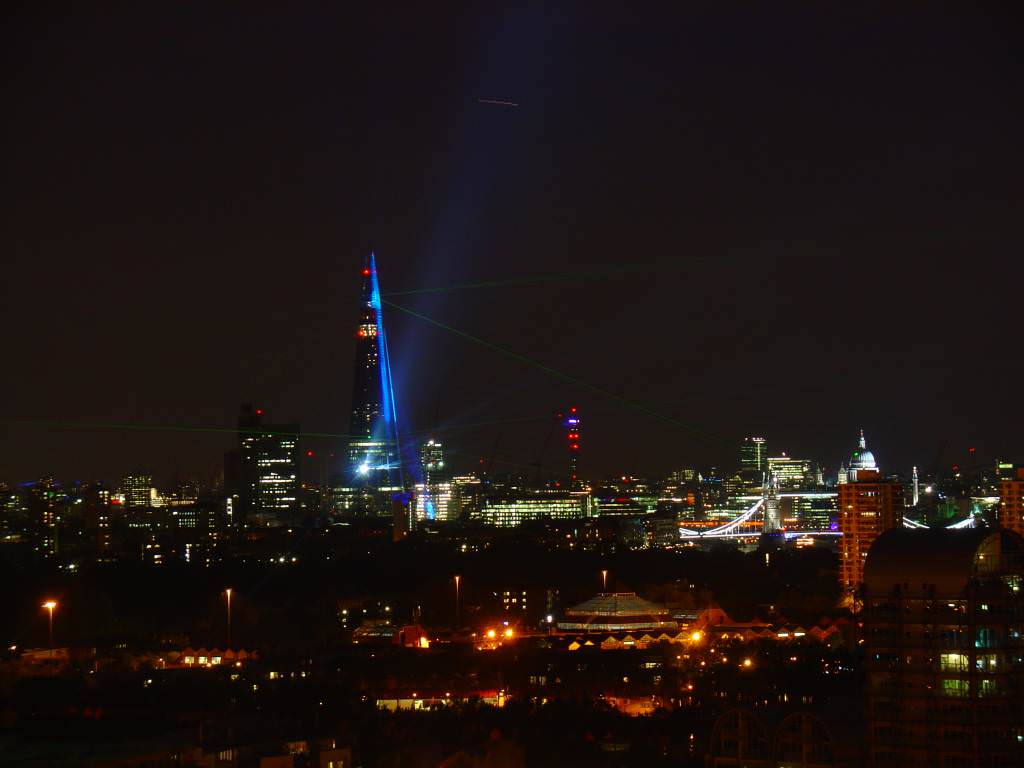 Shard Laser Show