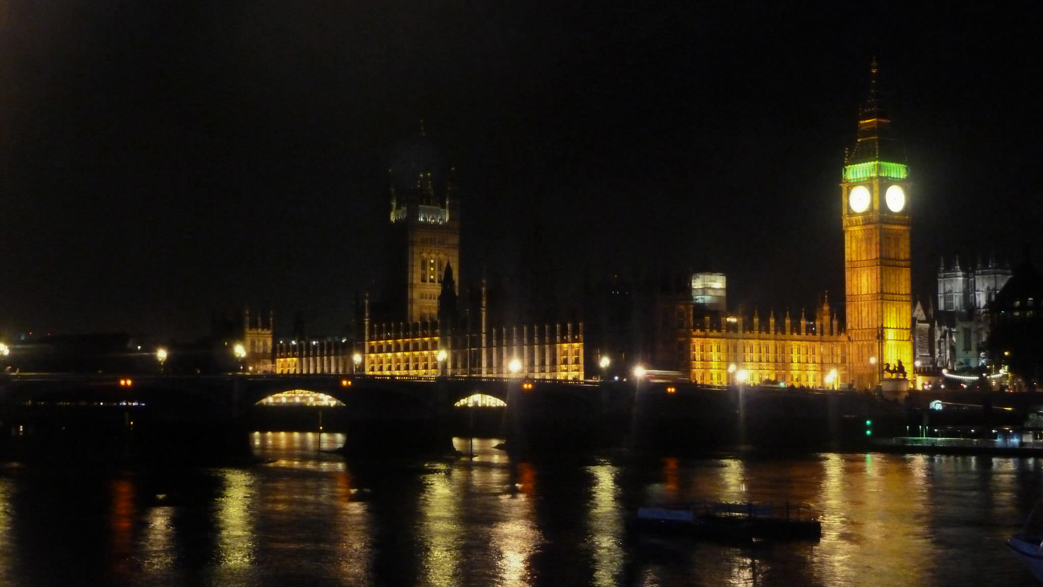 The Palace of Westminster and Westminster Bridge