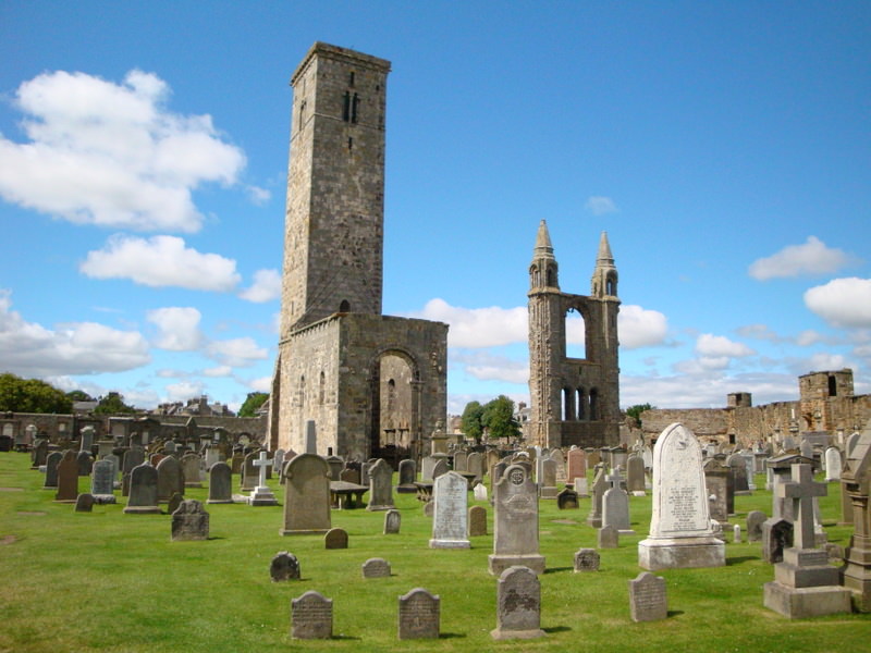 The ruins of St. Andrews Cathedral