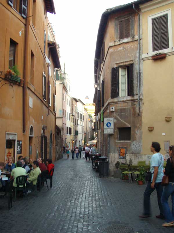 trastevere vicolo del cinque