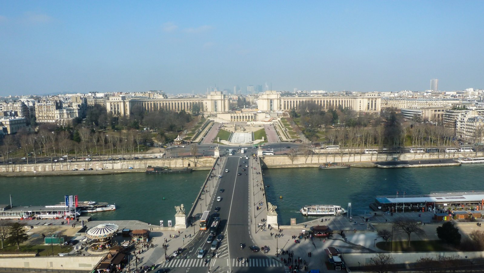 Trocadero from Tour Eiffel - 1st floor