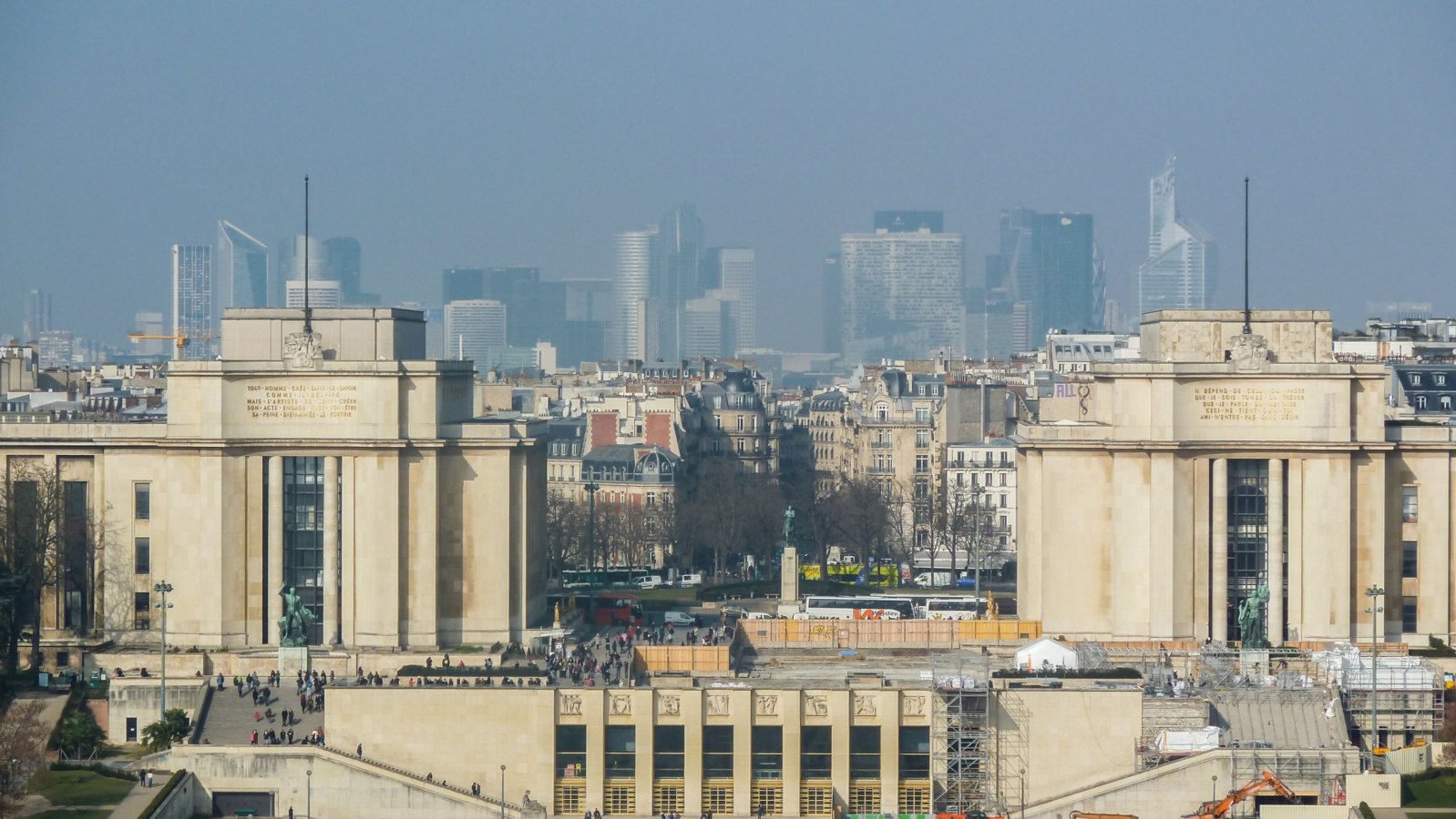 Trocadero from Tour Eiffel - 1st floor