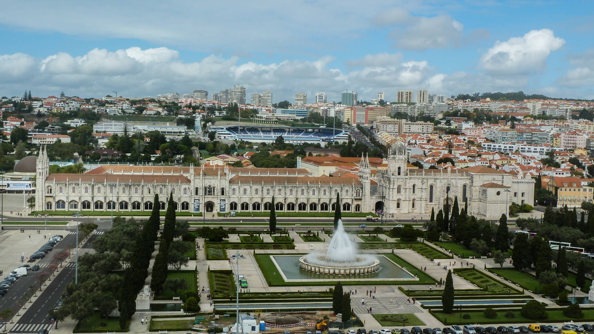 view from Padrão dos Descobrimentos - Belem