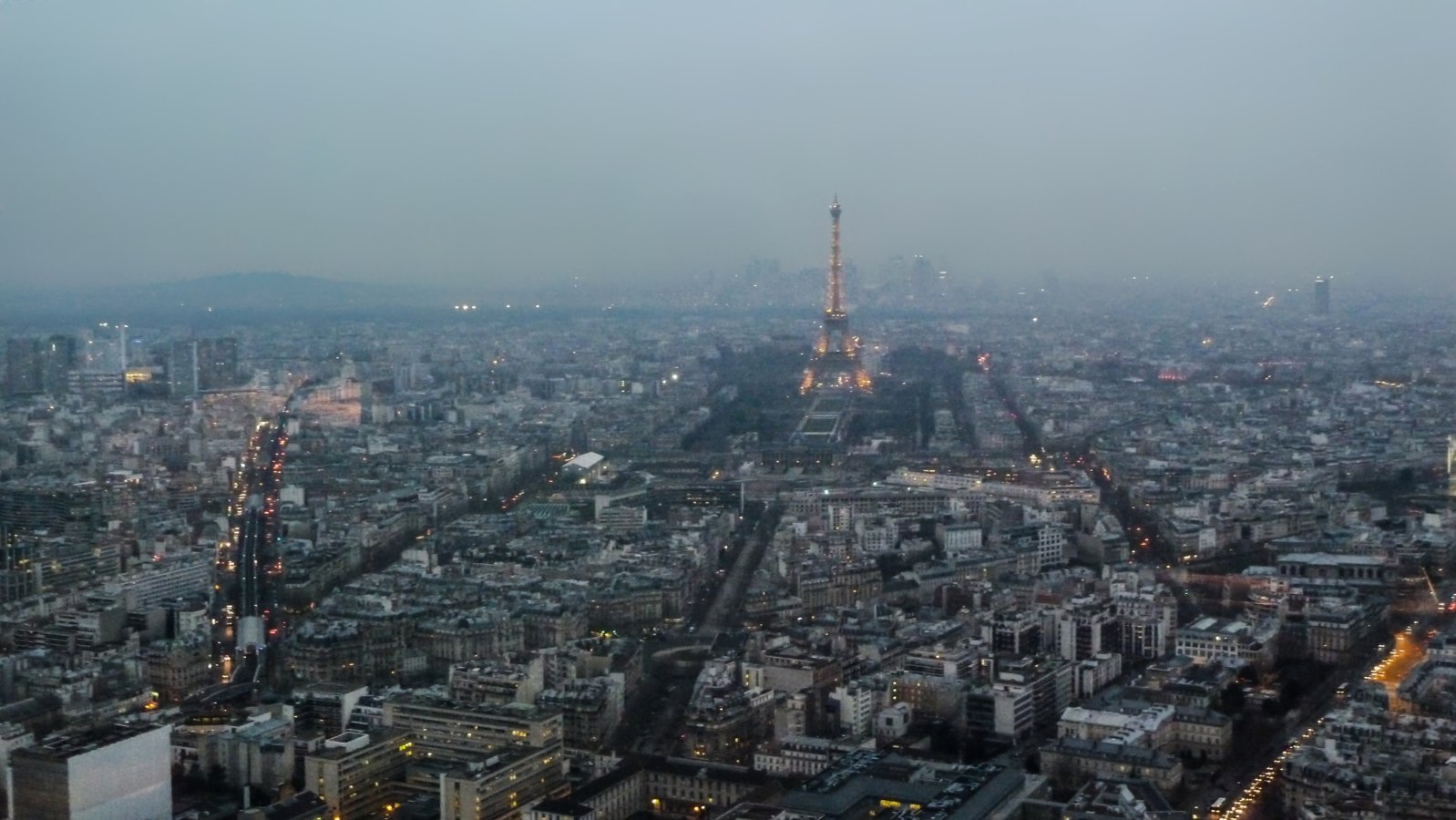 View from Tour Montparnasse