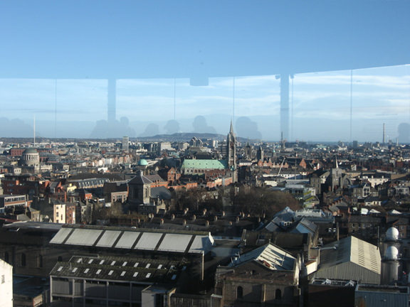 view of dublin, guinness storehouse