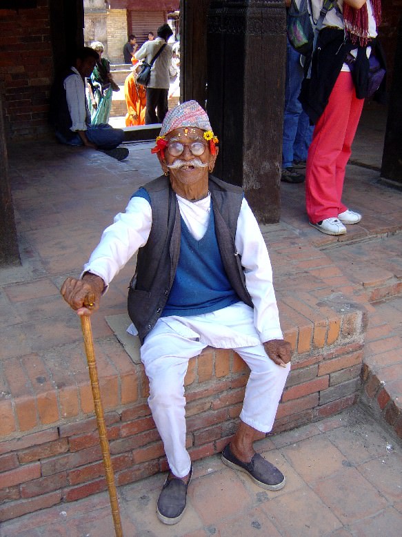 Wise Man at Khumari Palace (Nepal, Kathmandu)