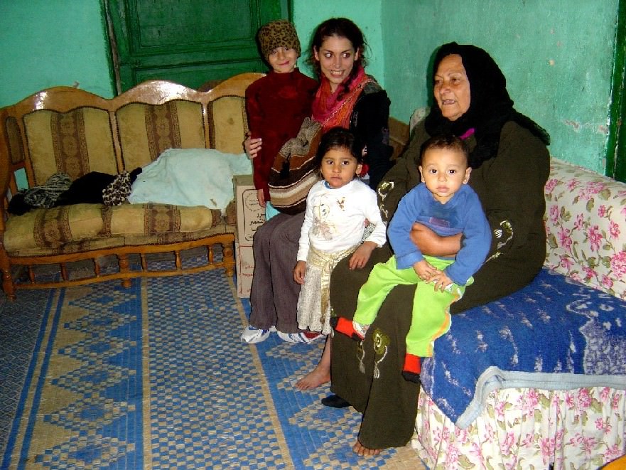 With a family at the City of the Dead