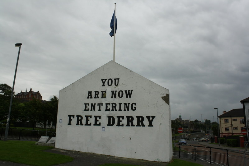 You are now entering free Derry..