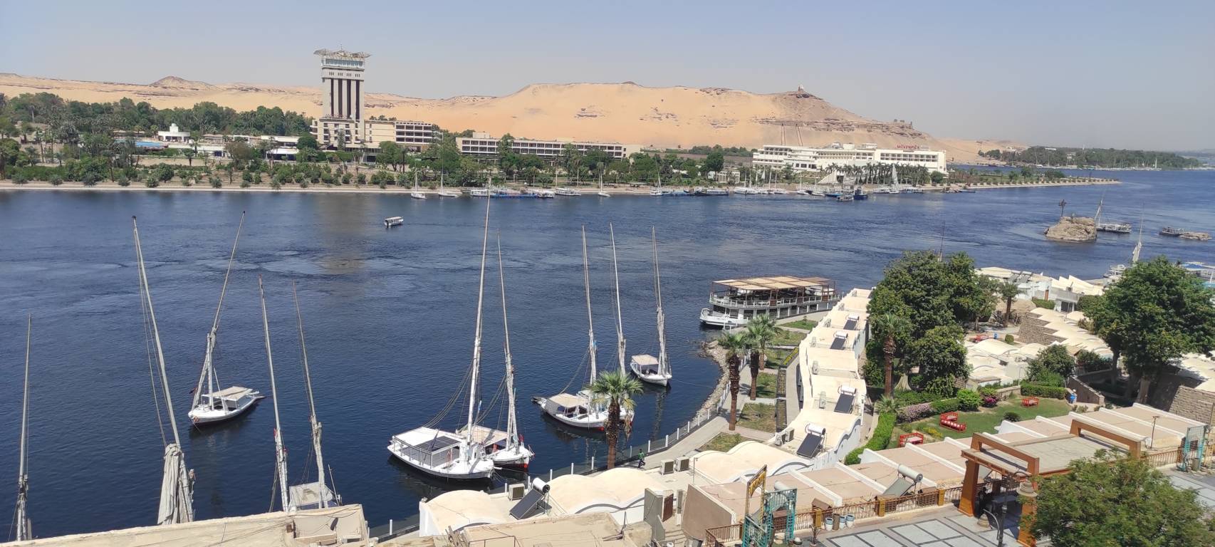 Nile from our room Aswan