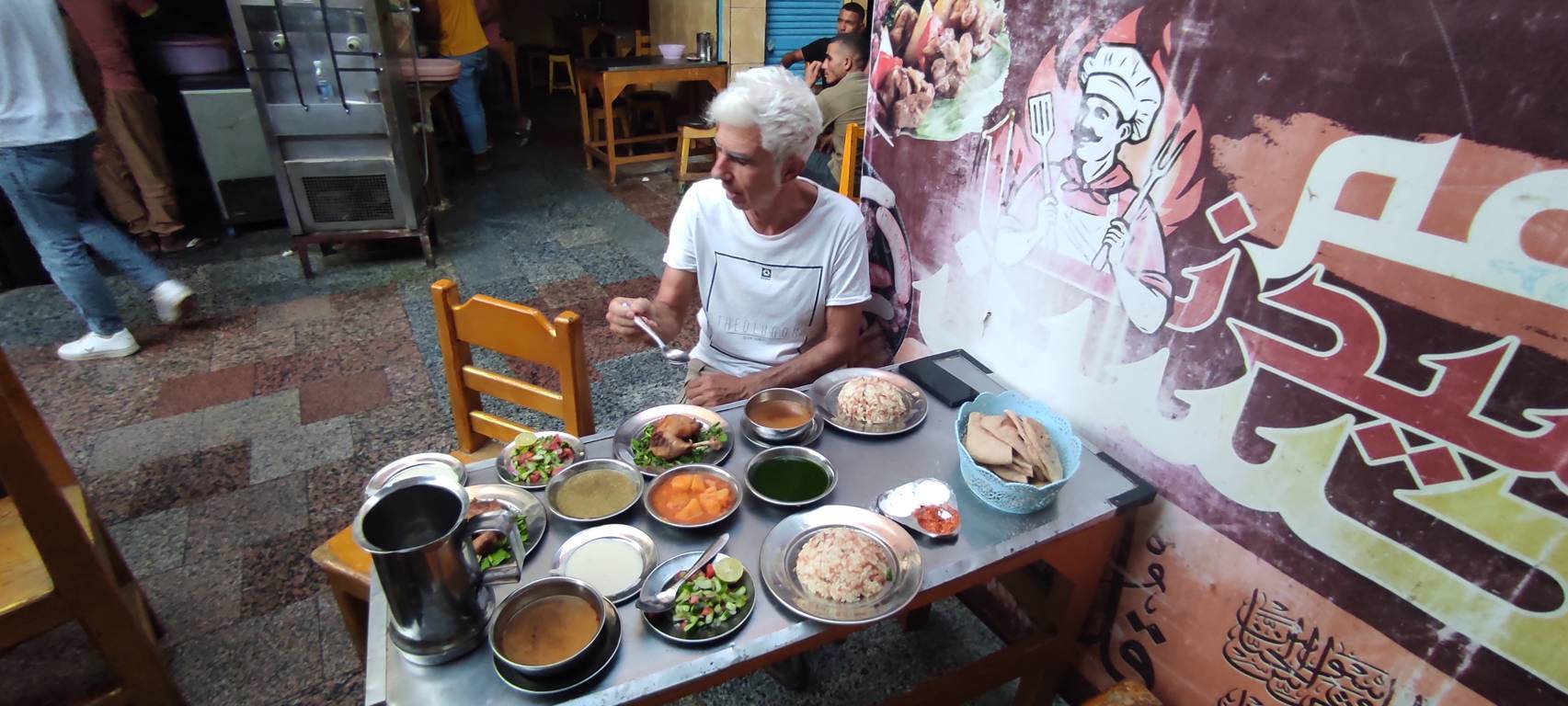 Dinner in Aswan souk