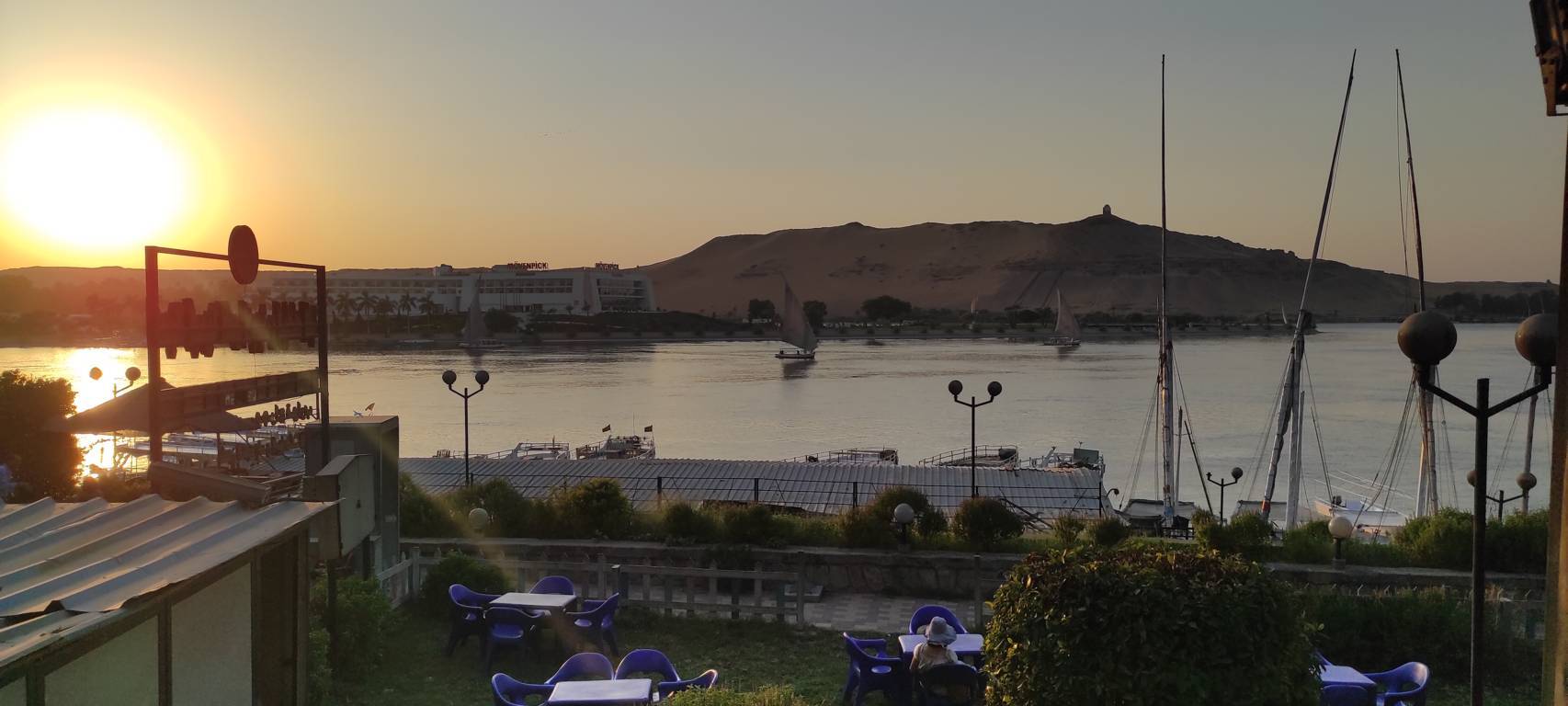 sunset aswan